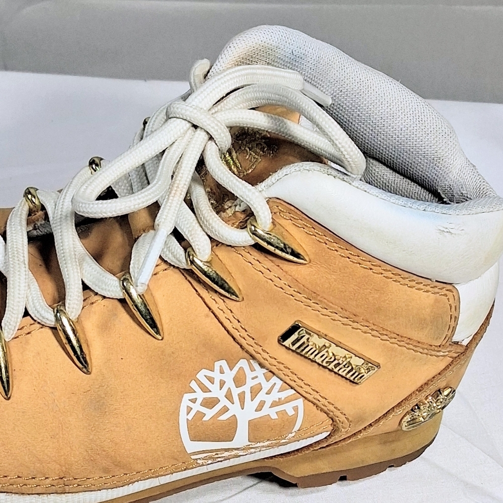 Timberland Size 7 Women's Eoro Chukka Euro Hiker Desert Sand Boots - Picture 3 of 13